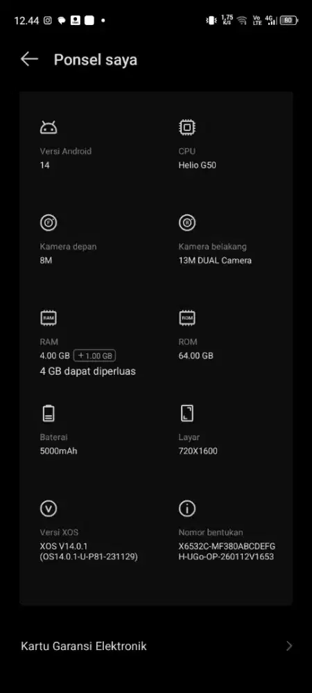 Dijual Infinix SMART 9HD