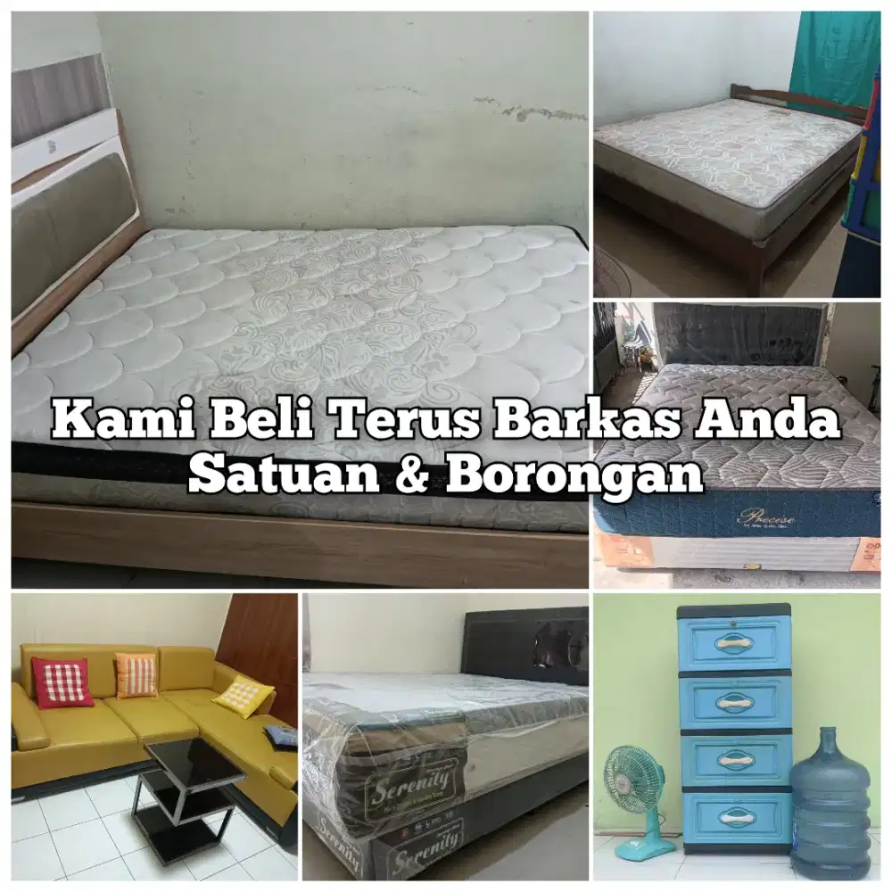 Terima Terus Barkas Springbed, kasur busa, dan Barang seken Lainnya