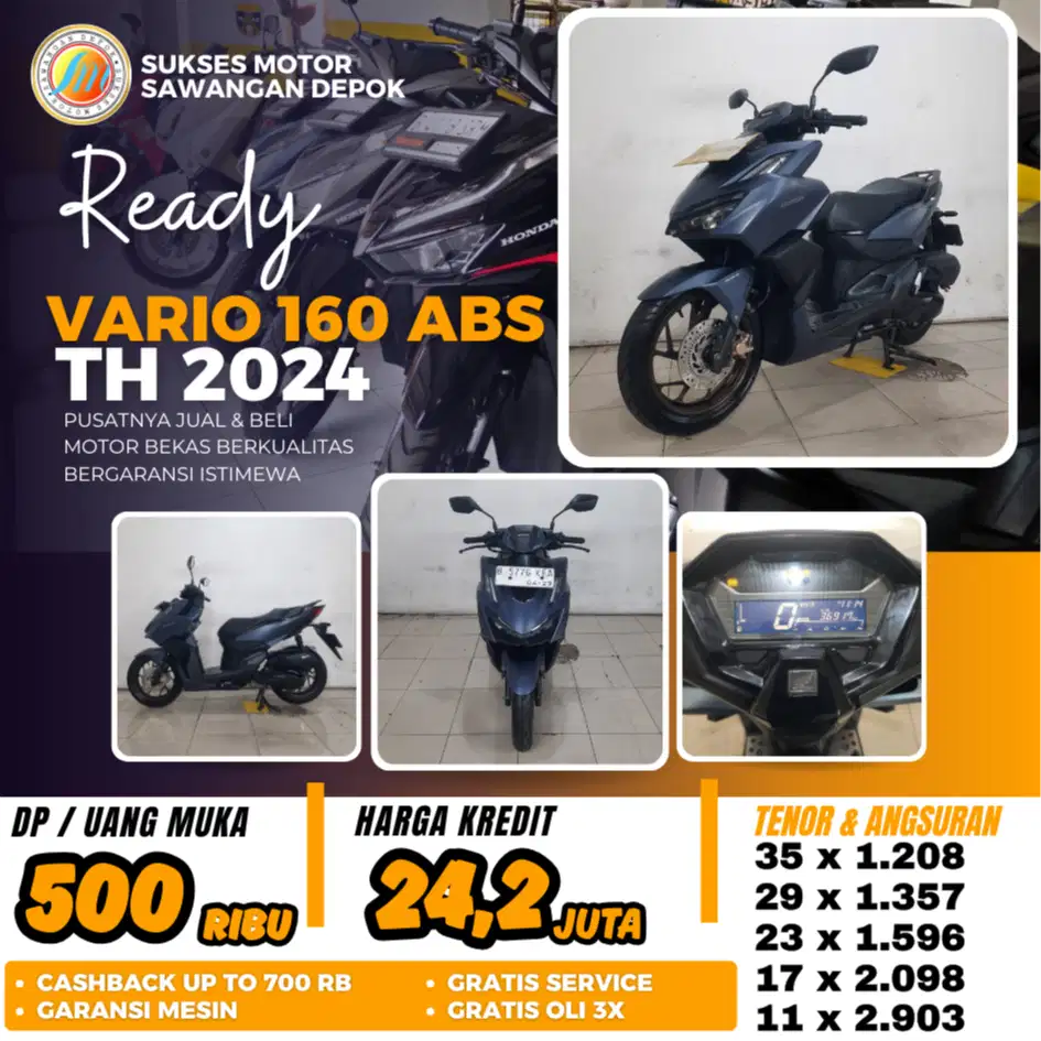 DP 500 VARIO 160 ABS 2024 UNIT MULUS ISTIMEWA BERGARANSI SUKSES MOTOR