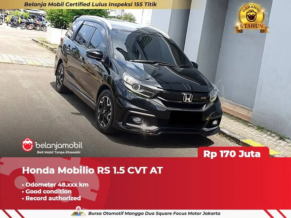 [ LOW KM ] Honda Mobilio RS 1.5 CVT AT 2021/2022