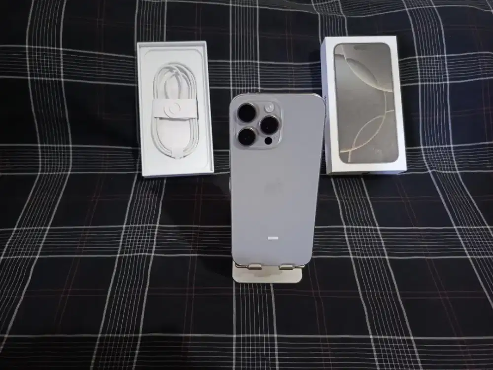 IPHONE 16 PRO MAX 512GB NATURAL TITANIUM FS OEM GARANSI RESMI IBOX ON