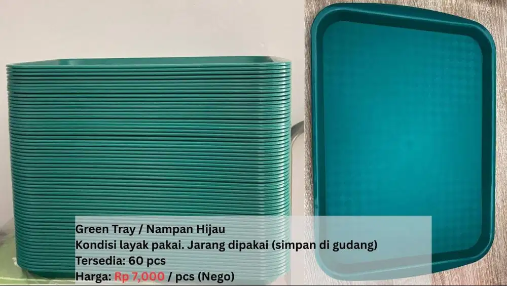 Green Tray / Nampan Hijau