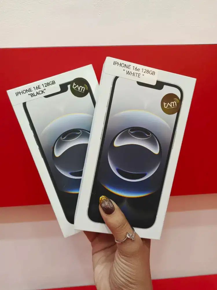 IPHONE 16E 128GB RESMI/IBOX