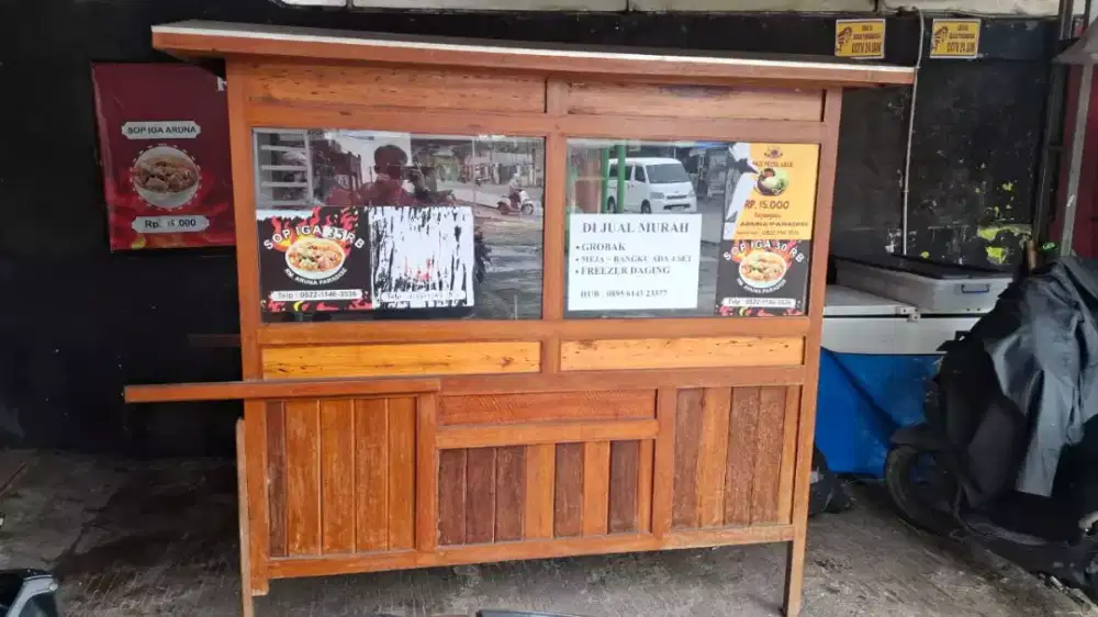 Di jual Gerobak cocok untuk usaha nasi goreng bakso mie cocok