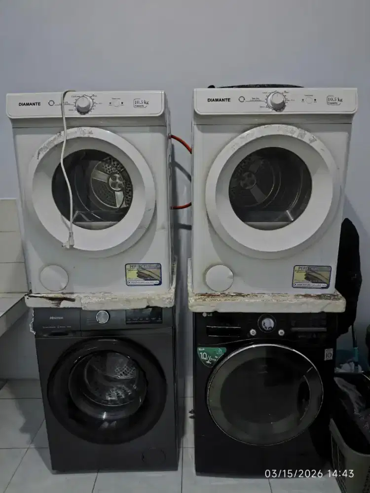 Mesin cucu Hisense 10,5 KG
