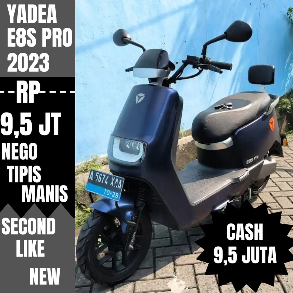 YADEA E8S PRO 2023 SECOND LIKE NEW