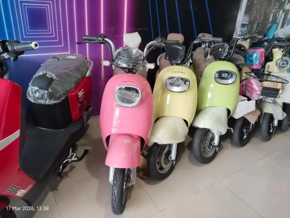 Sepeda Listrik Genio, Cicilan Tanpa DP, Syarat Cukup KTP.