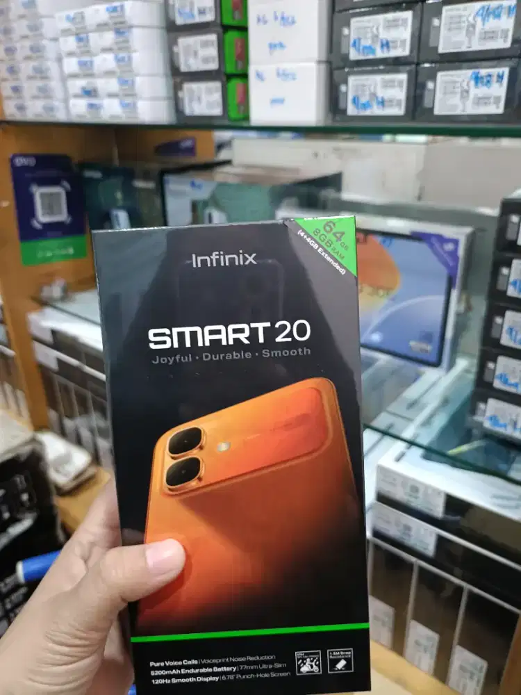 Infinix smart 20 4/64 4/128 garansi resmi no repack