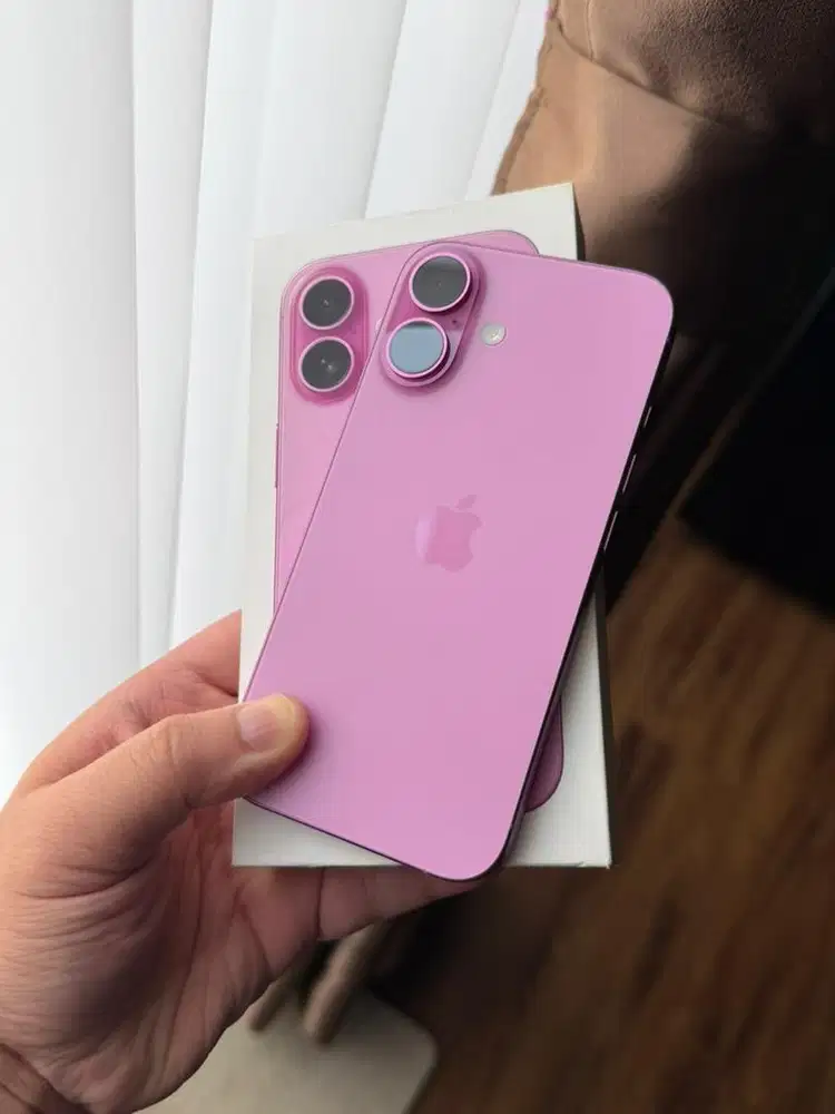 iPhone 16 128GB Pink Resmi Digimap/iBOX fullset mulus like new