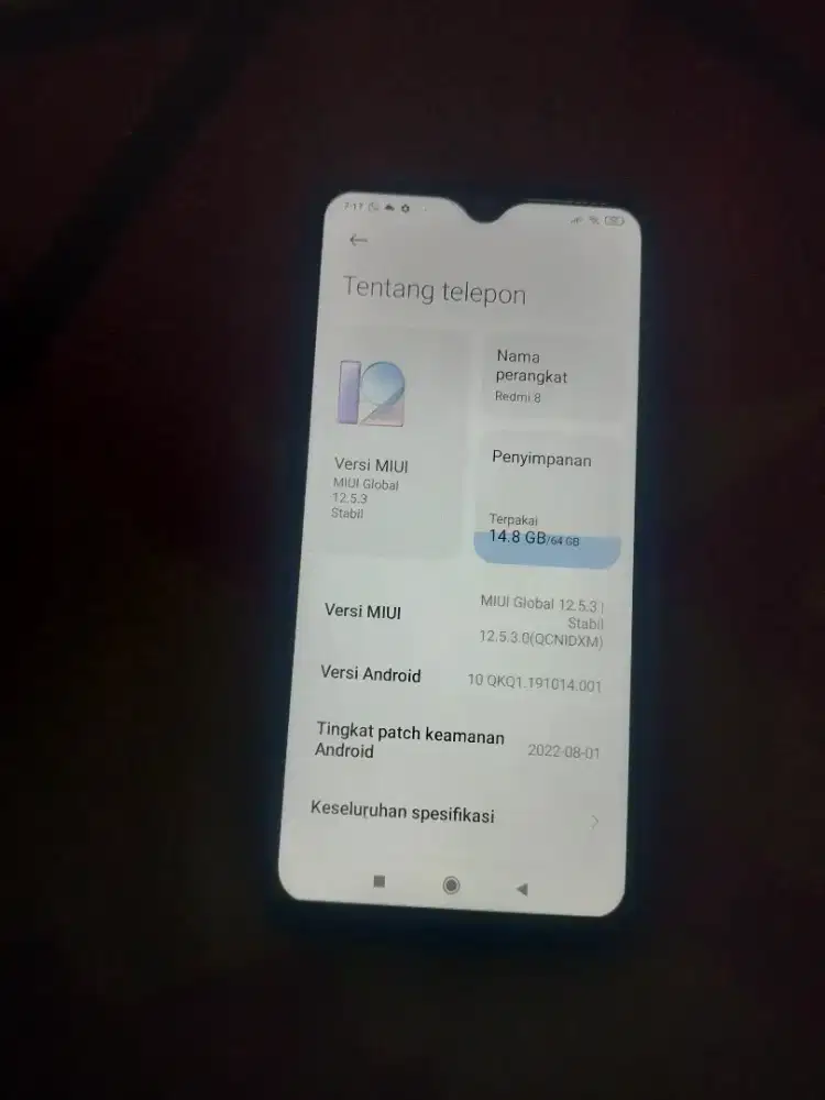 Redmi 8 ram 4/64