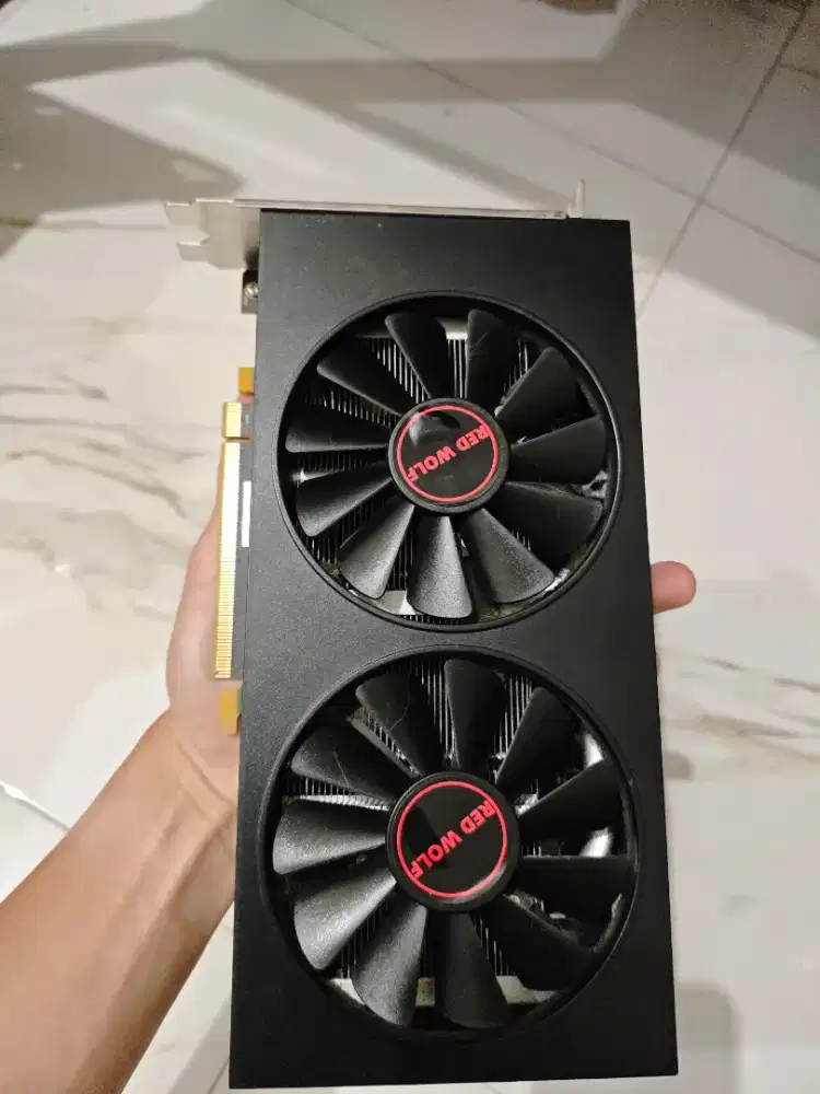 VGA AMD RX 580 8GB NORMAL BELUM 1 TAUN