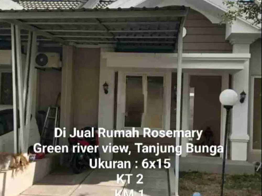 Di Jual Murah Rumah di Green River view, Cluster Rosemary, Tanjung Bunga.