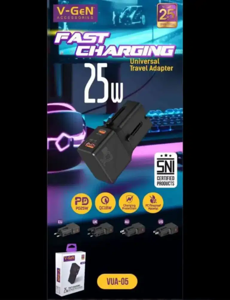 V-Gen travel adapter VUA-05