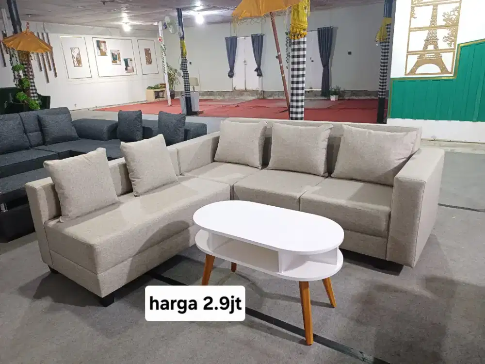 Sofa sudut L putus . Free antar jogja