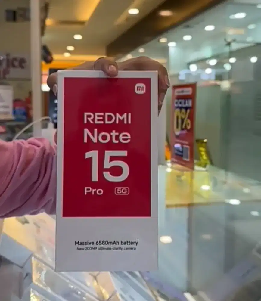 Hp xiaomi redminote 15pro 5G 8/256gb bisa cash dan kredit cukup ktp