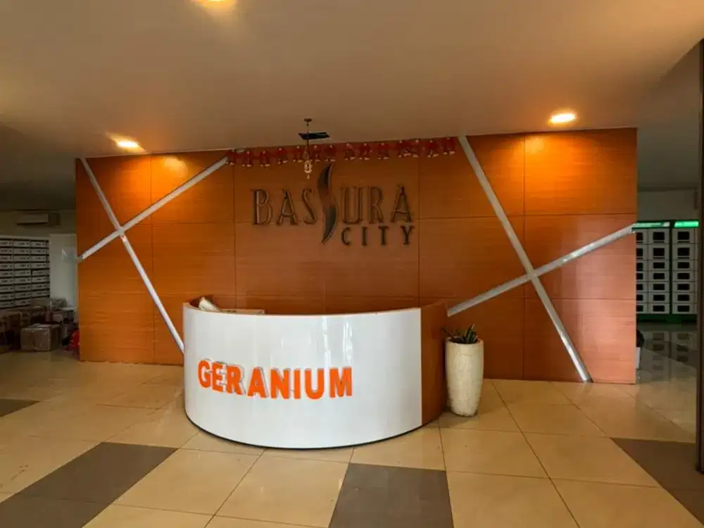 Apartemen 2BR Bassura City Tower Geranium – Harga 400 Jt!