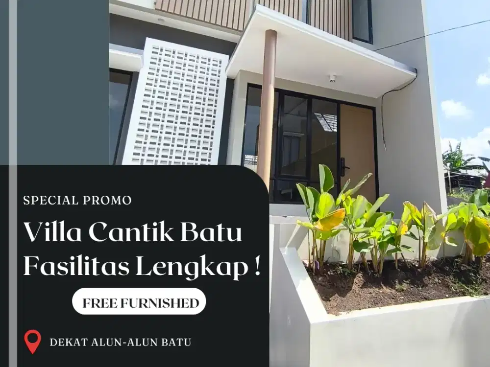 Dijual Villa Eksklusif dengan Suasana Asri dan Potensi Income Tinggi