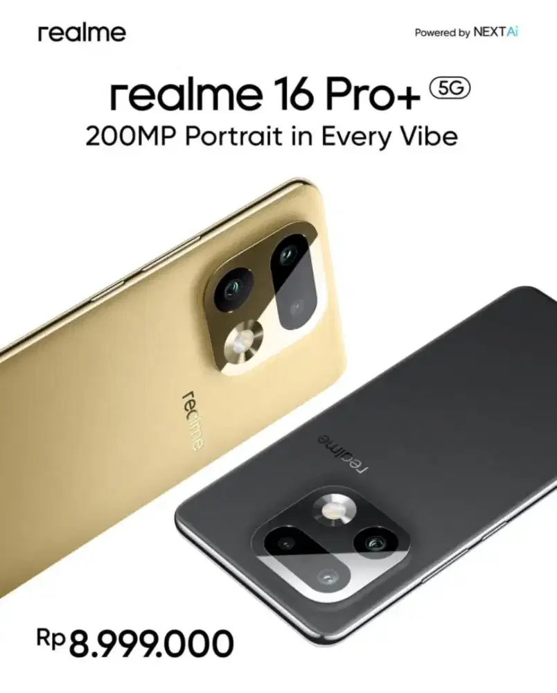 Realme 16 Pro+ 5G sekarang sudah ready ya guys!