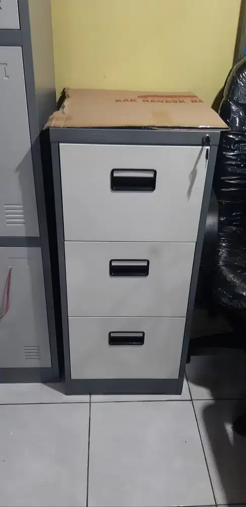 PROMO FILLING KABINET BESI 3 LACI SALE GRATIS ANTAR TERLARIS