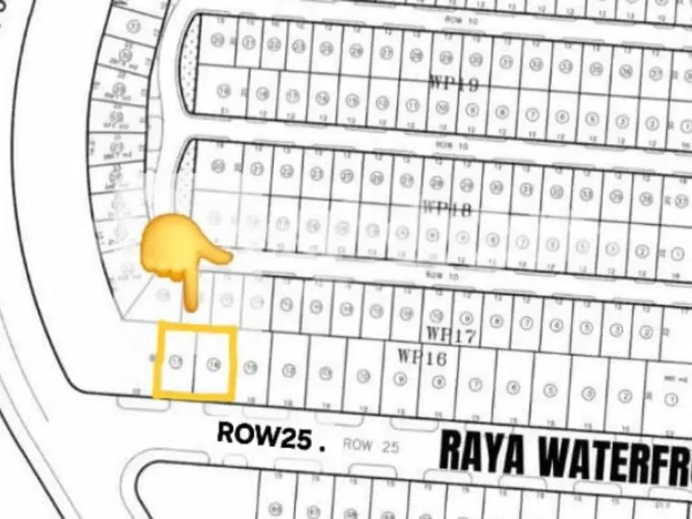 TANAH KAVLING KOMERSIAL DI RAYA WATERFRONT, CITRALAND