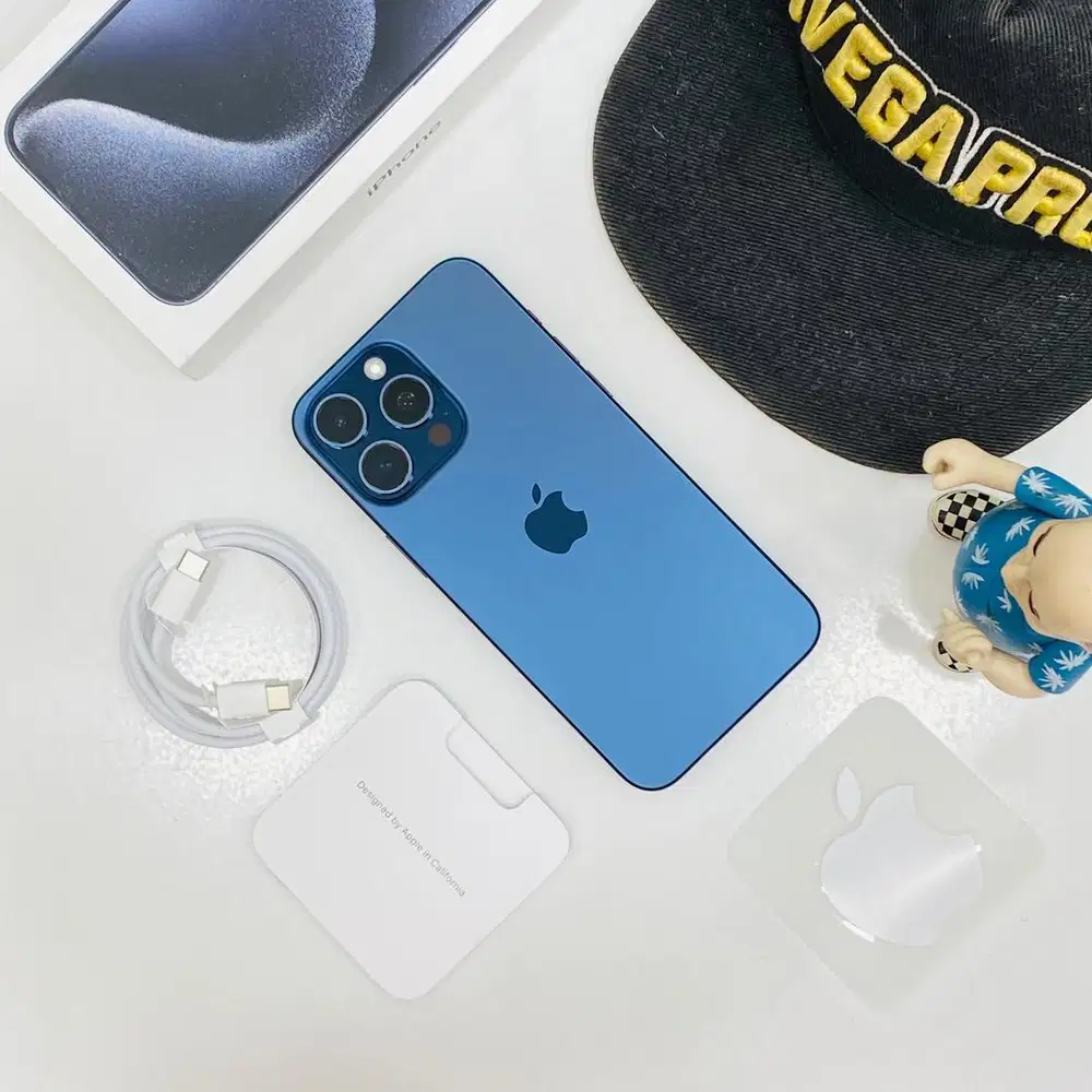 Second iphone 15 promax 256 gb space blue ex ibox