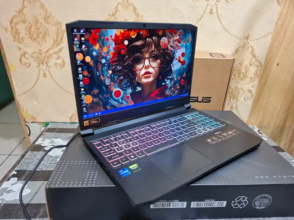 Laptop ACER NITRO AN515-57 GAMING Core i5-11400H -SSD 512GB -8GB-MULUS