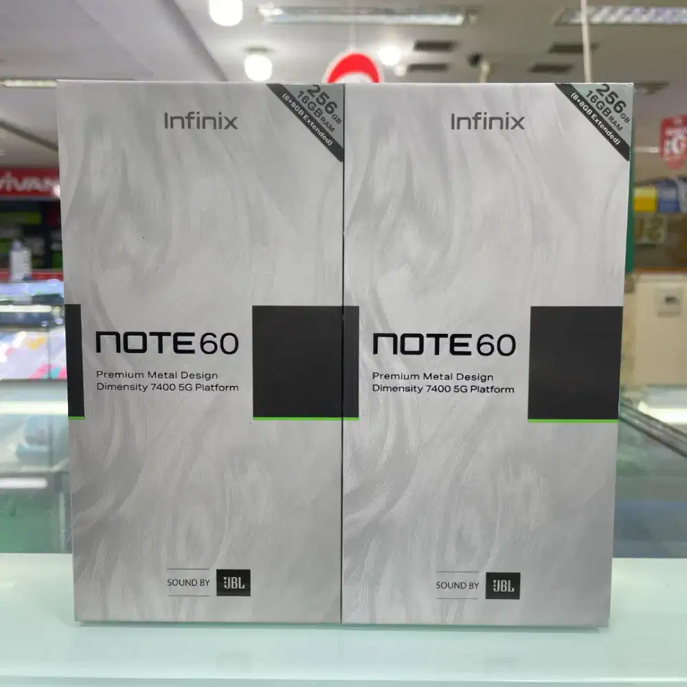 Infinix Note 60 ram 8gb+8gb/256gb baru garansi resmi harga Promo