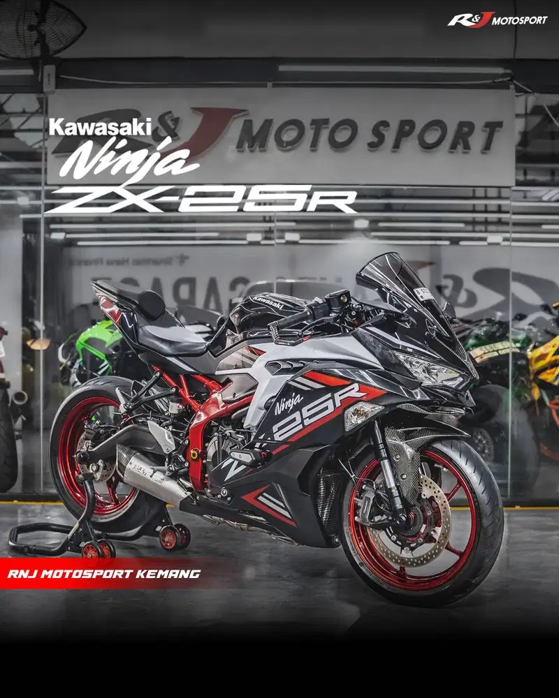 Kawasaki ZX25R ZX 25 ZX25 Non ABS Knalpot Yoshimura Warna Hitam