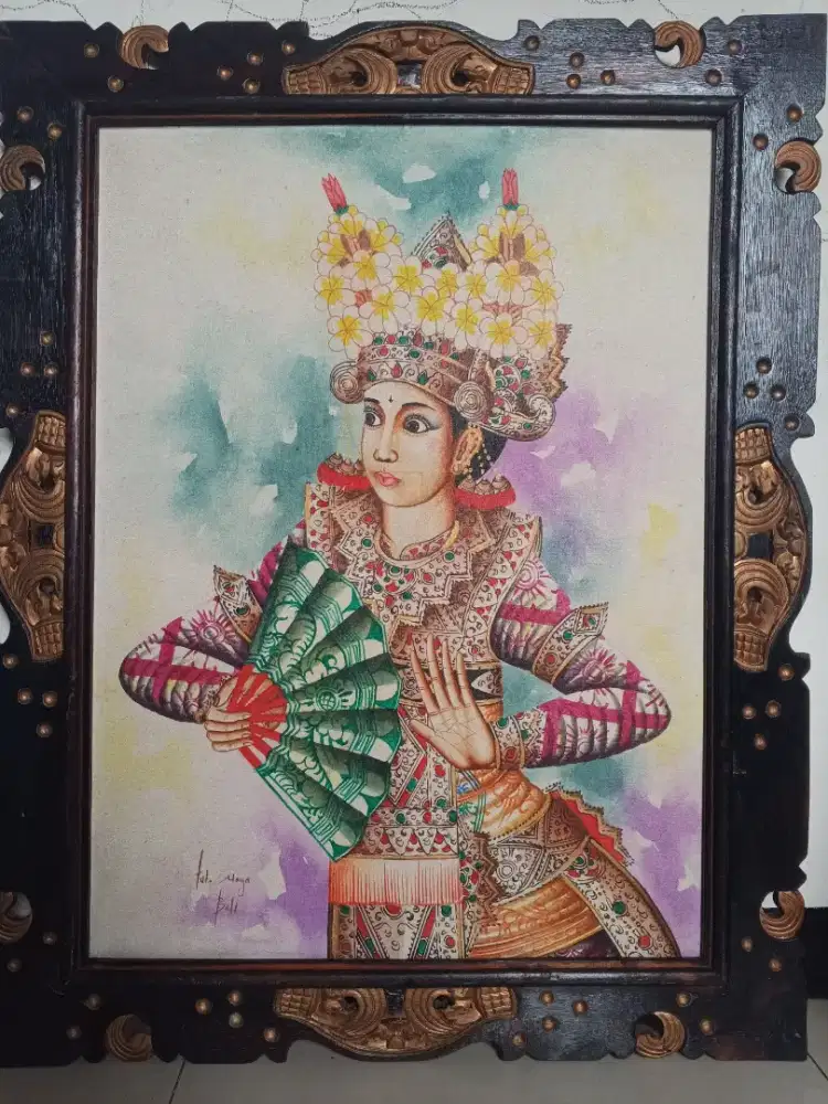 Lukisan tarian bali