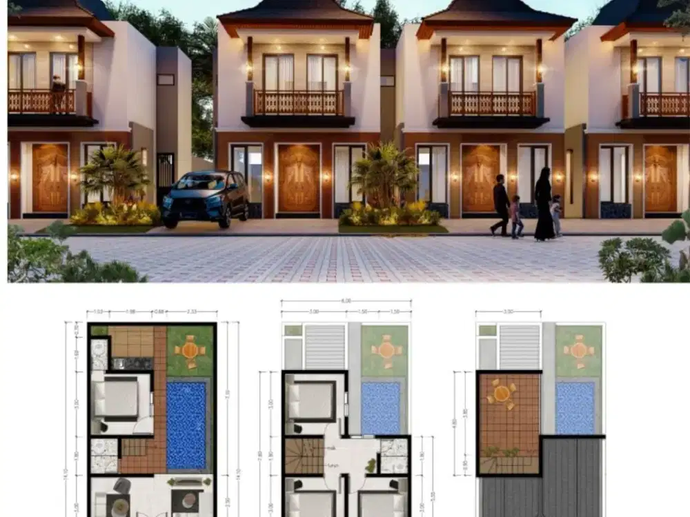 villa exclusive kota batu plus kolam renang & rooftop dekat alun alun kota batu