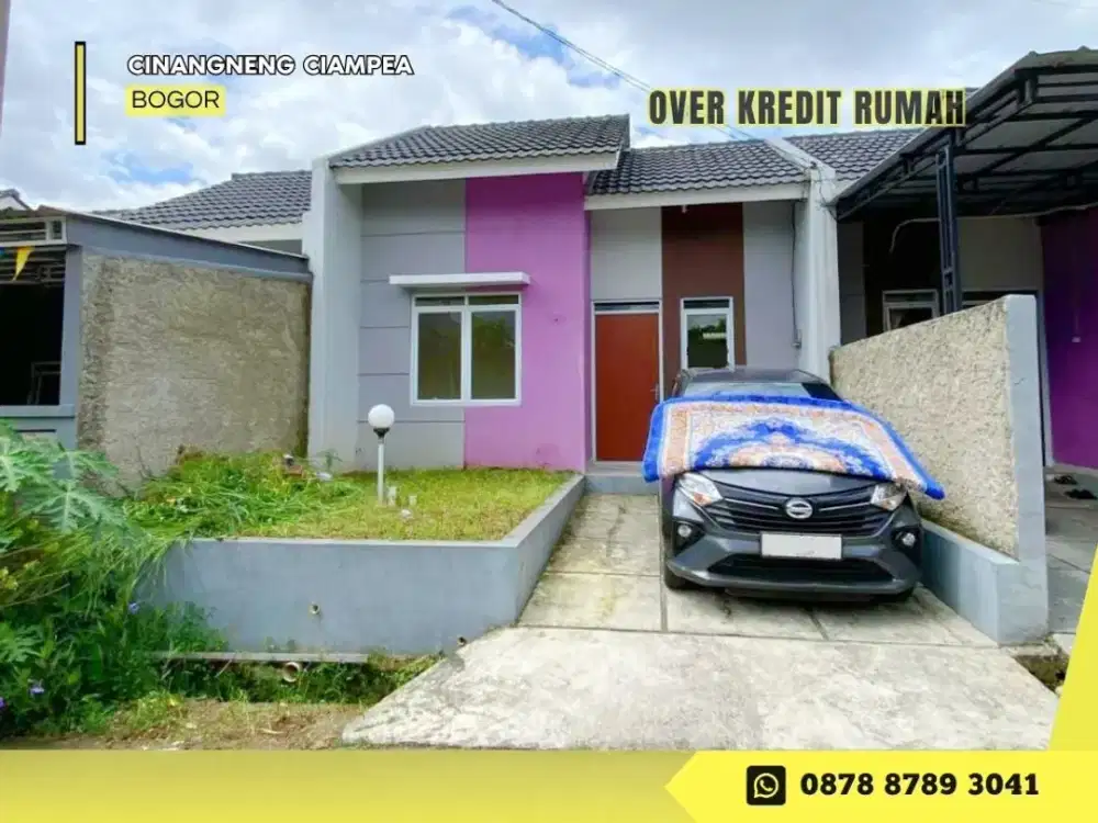 Take Over 45JT Rumah di Geriya Selaras Ciampea dkt Kampus IPB Bogor