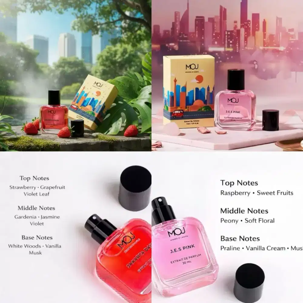 MOJ Parfum Unisex 30ml Floral Woody Fresh