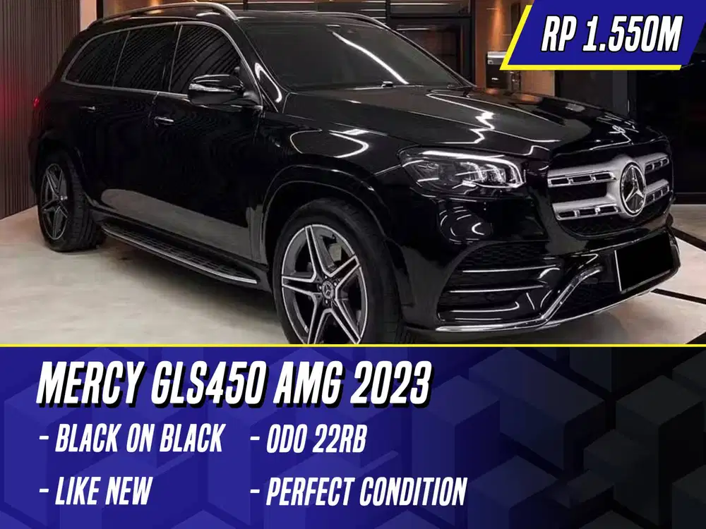 Mercedes Benz GLS450 AMG 2023 Black Hitam Mercy GLS 450
