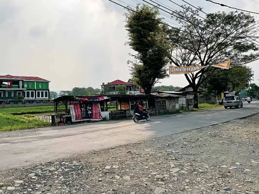 Dijual Tanah Luas 1,5 Ha Pinggir Jalan Raya Tanjung Sari Jonggol Bogor