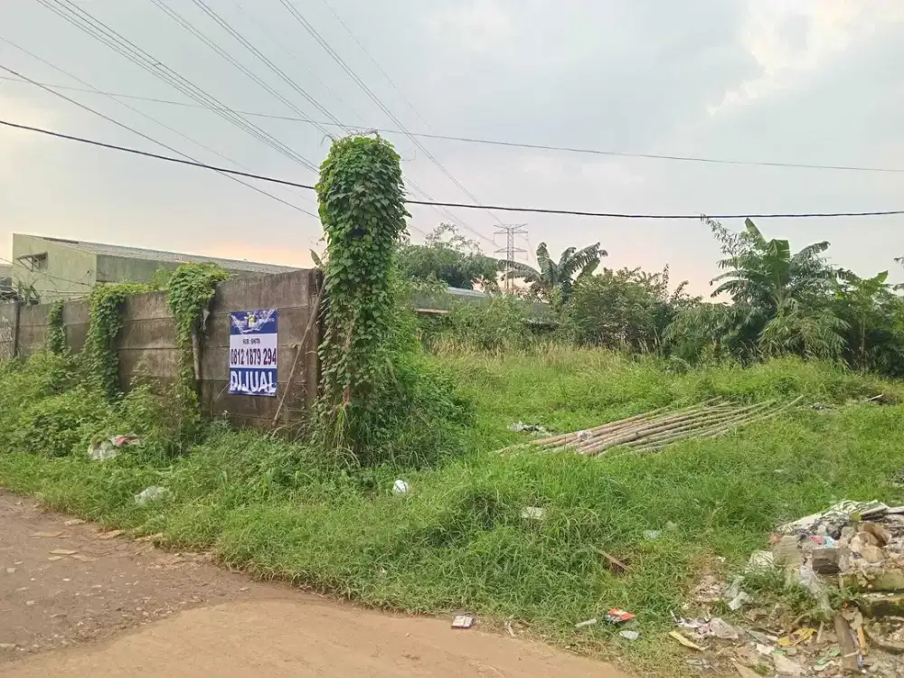 Dijual Tanah Lokasi Strategis Dekat Asrama Brimob Cikeas Bogor