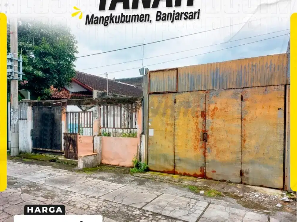 Tanah 272meter Akses Mobil Simpangan dekat paragon mall Mangkubumen Banjarsari Solo