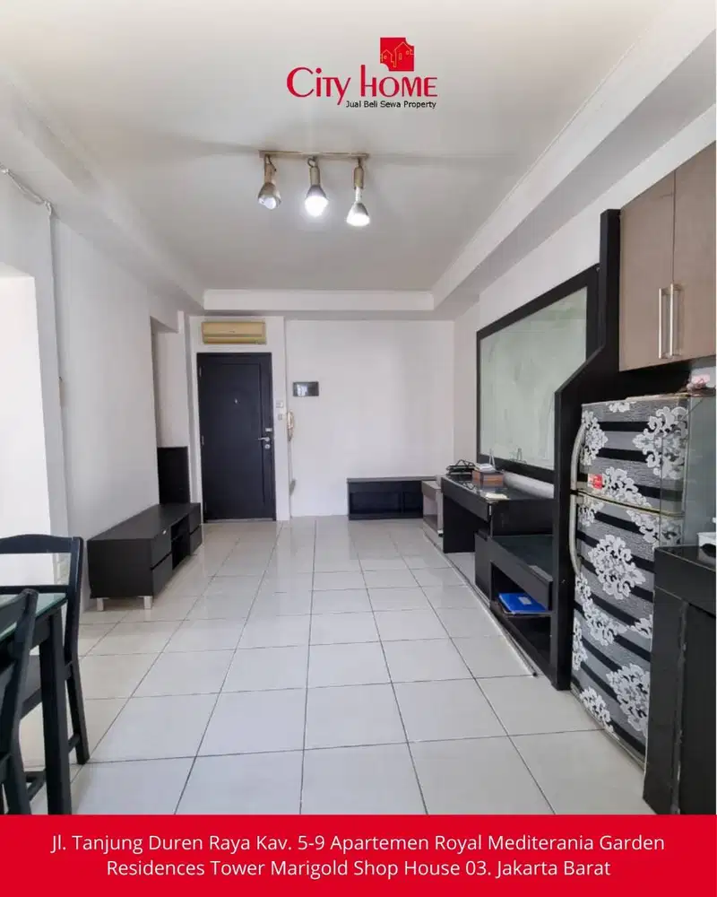 Sewa Apartemen Semi Furnished di Mediterania Garden Residences 2