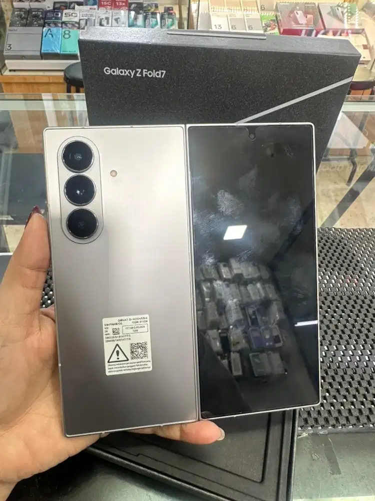 Second Samsung Fold 7 12/512GB Silver shedow Garansi Resmi Mulusss