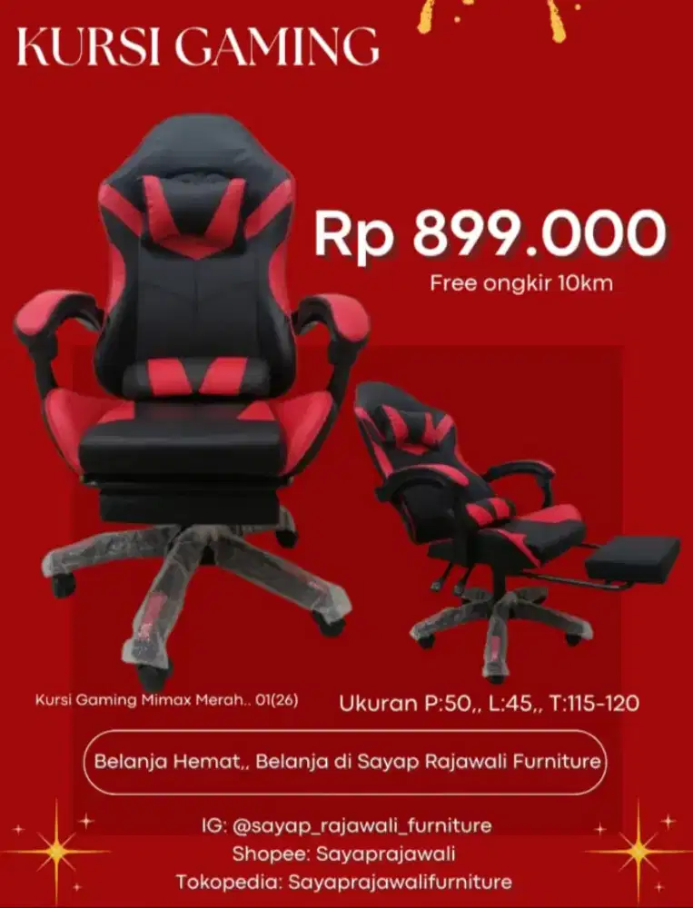 Kursi Gaming Mimax Murah Jogja (Ars)