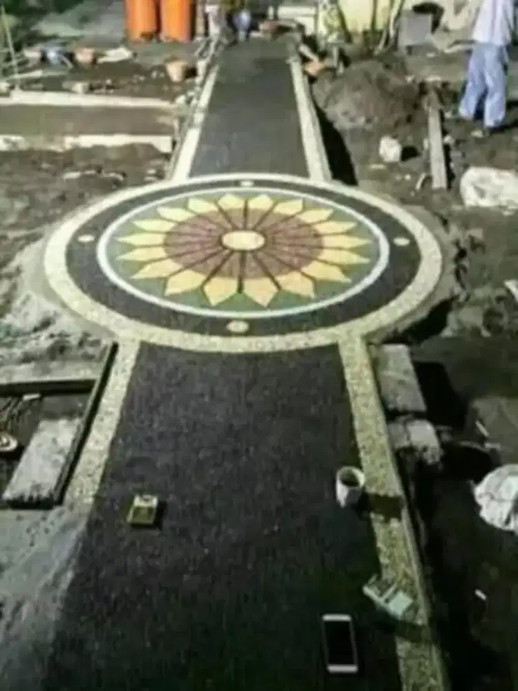 Batu sikat bervariasi