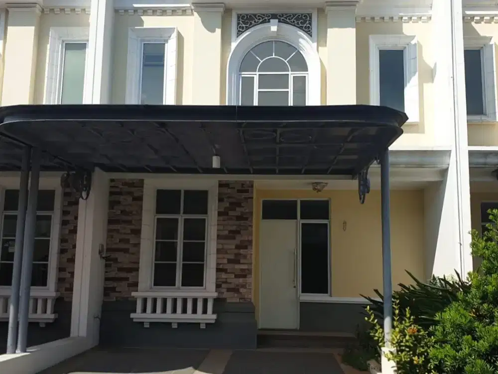 Rumah 2lt luas 119m 7x17 type 4KT Cluster La seine JGC Jakarta Garden City
