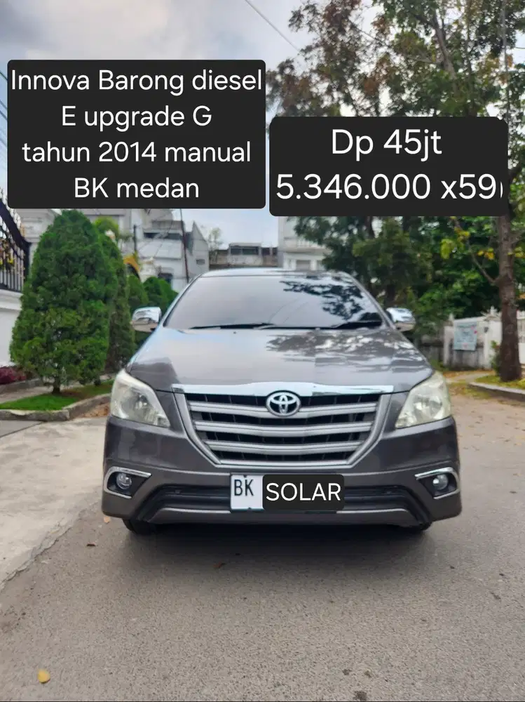 Innova Barong diesel manual E upgrade G