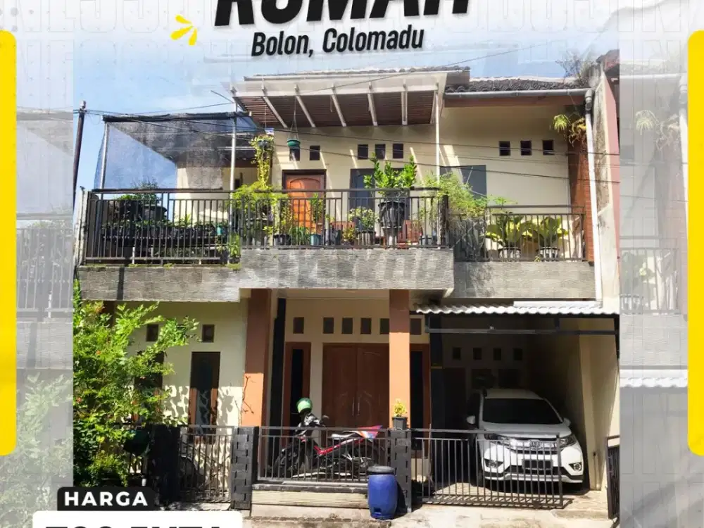 Rumah 2lantai 5kamar Siap huni akses Simpangan dekat tol banyudono, Bolon Colomadu KRA