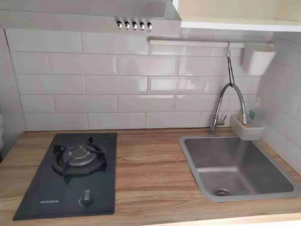 studio furnished apartemen bassura tower baru