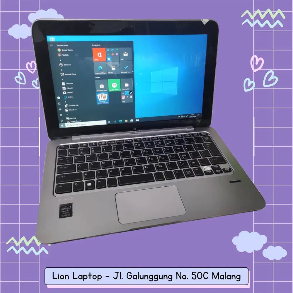 RAM 8GB SSD 256GB Touchscreen HP Elite X2 1011 G1 Tablet [17|03]