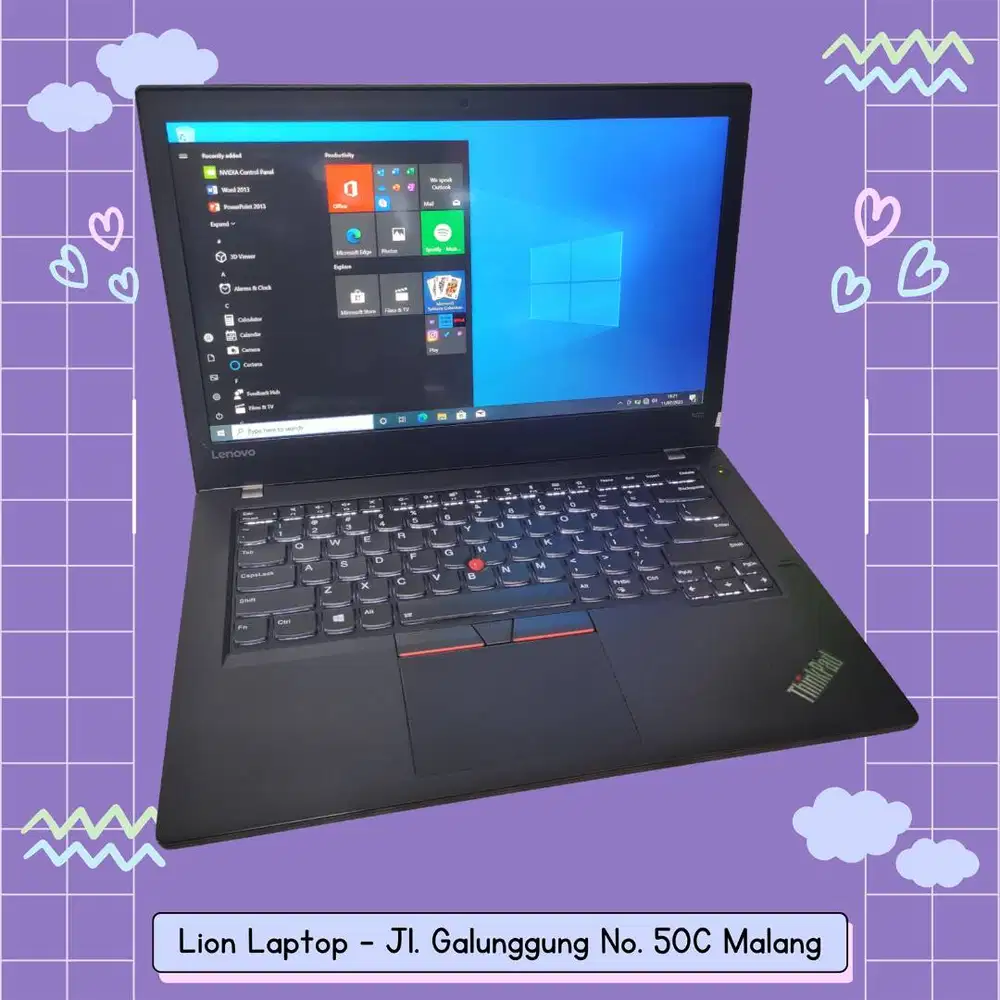 RAM 8GB SSD 256GB i5 Touchscreen Lenovo Thinkpad T470 [17|03]