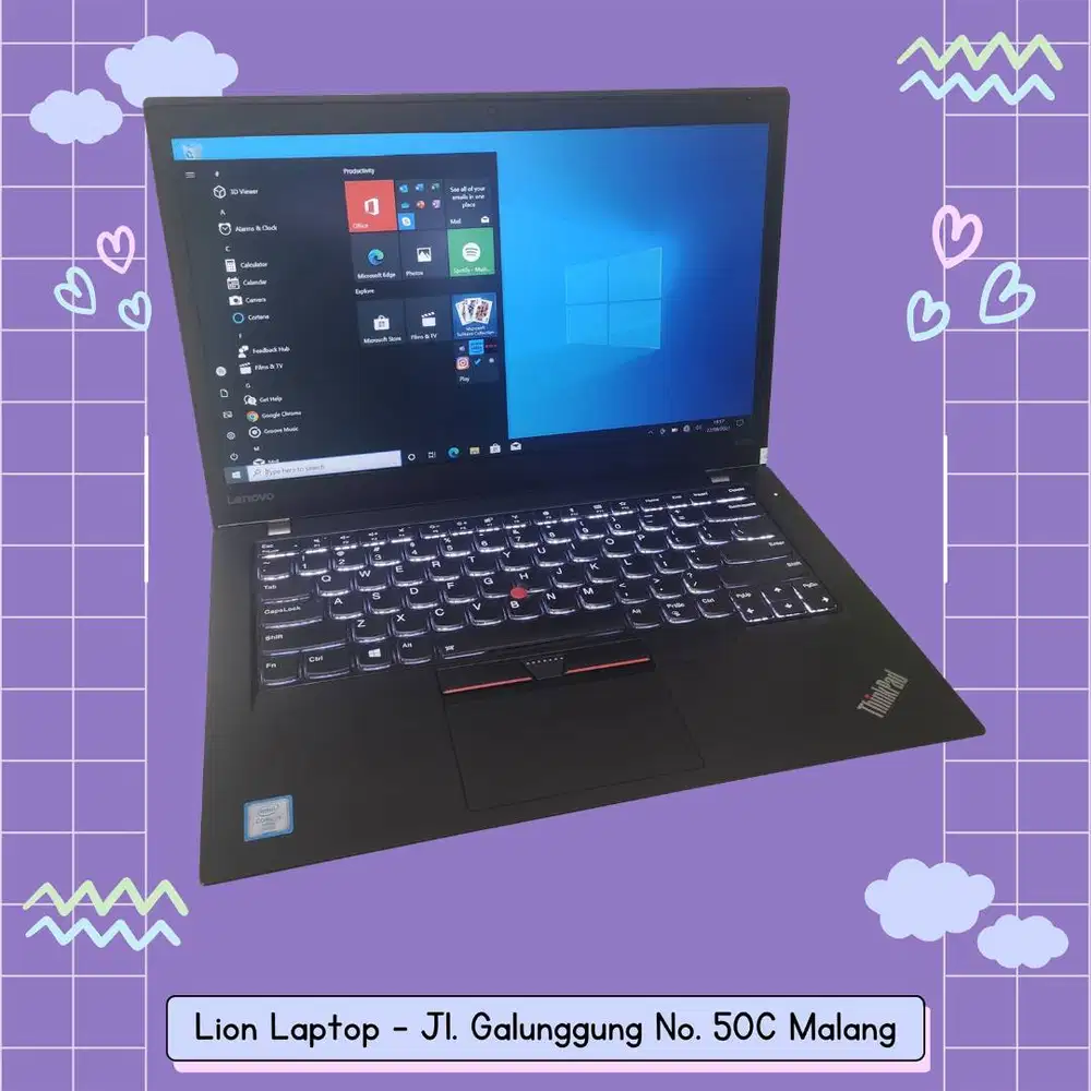 RAM 8GB SSD 256GB Core i5 Touchscreen SLIM Lenovo Thinkpad T470s [17|0