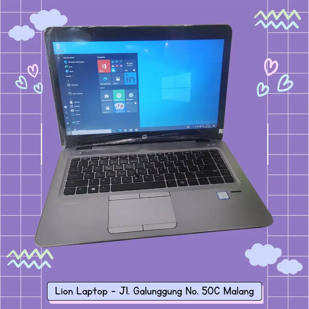 Core i5 RAM 8GB Murah SSD 258GB HP Elitebook 840 G3 [17|03]