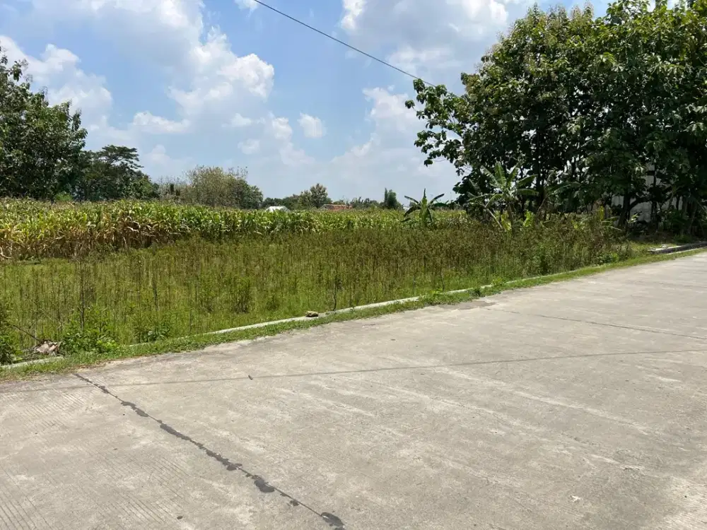 Tanah 400Jt Strategis  5 menit dari Alun-Alun Sragen