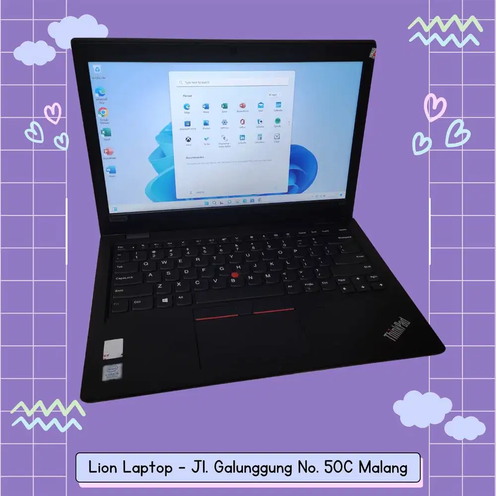 Core i5 Gen 8 RAM 8GB SSD 256GB Lenovo Thinkpad L390 [17|03]